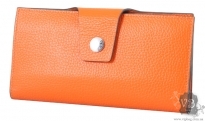 Оранжевый фирменный кошелек