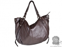 Женская кожаная сумка BOR10238-brown