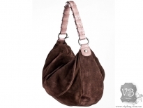Женская кожаная сумка BOR10302-brown