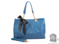 Женская кожаная сумка  Eterno E8635 Blue