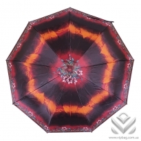 Зонт женский De Esse 3136 Коричнево-оранжевый