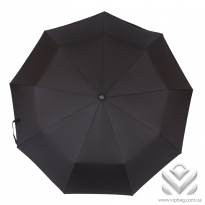 Мужской зонт полуавтомат De Esse 3214 Black