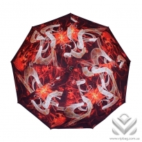 Женский зонт полуавтомат De Esse 3215-4 темно-красный