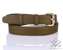 Женский ремень Rossatti 010-257 Dark olive