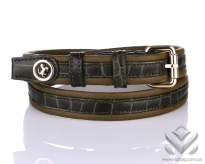 Ремень женский Rossatti 011-258 Green croco