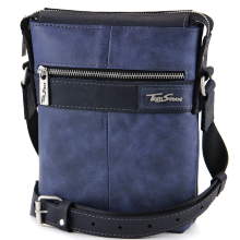 Мужская сумка через плечо Tom Stone 512 Blue  – фото