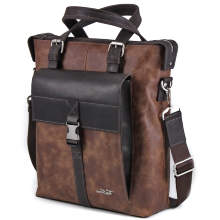 Сумка кожаная Tom Stone 516 red – фото